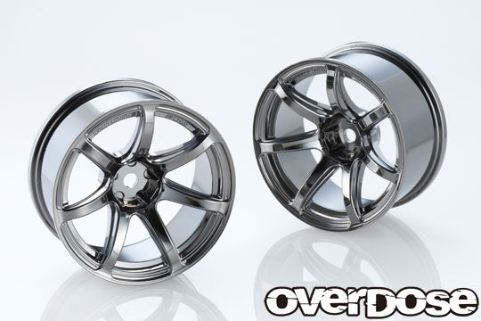 Work Emotion T7R BLACK METAL CHROME (SMB) 7mm [Overdose] OD2839