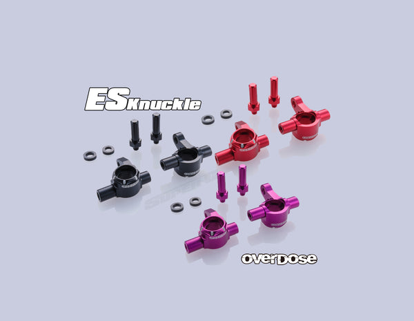 ES Aluminum Knuckles (For GALM series) RED PURPLE BLACK [Overdose