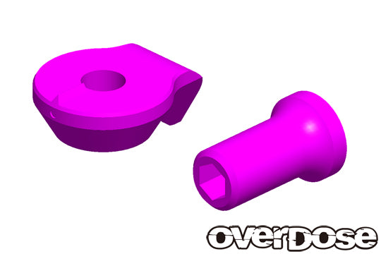 Adjuster Nut & Knuckle Stopper (Spare part) RED PURPLE BLACK