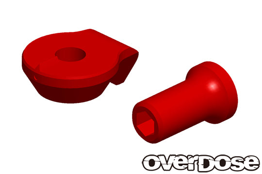 Adjuster Nut & Knuckle Stopper (Spare part) RED PURPLE BLACK