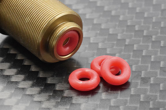 SHOCK O-RING TYPE RS (FOR SILICON OIL, 4pcs for Yokomo Big Bore