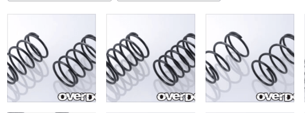 OD 25mm High Performance Twin Spring (1.2mm) 5, 6, 7 COILS