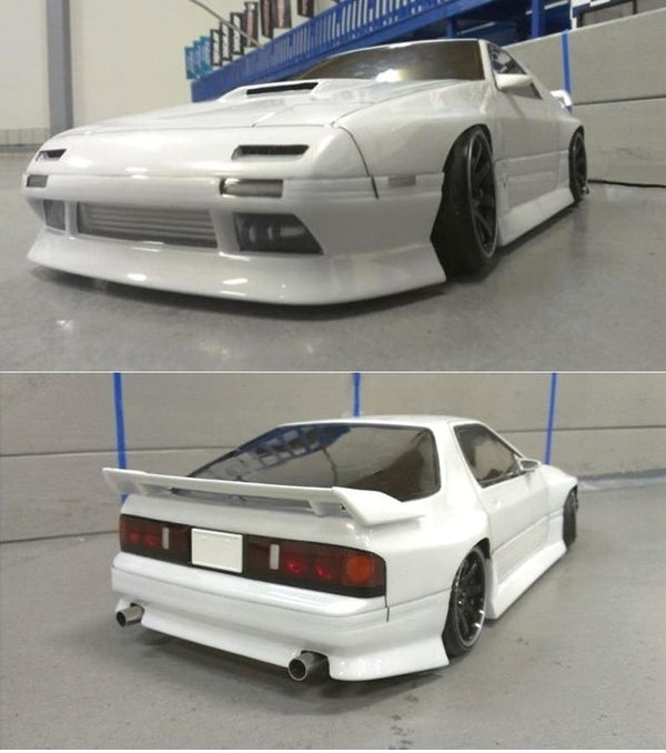 FC3S RX-7 AERO KIT SET + LIGHT BUCKETS FOR TOPLINE (TB-004) 1-10 Body Set  [Topline] TP-163SET