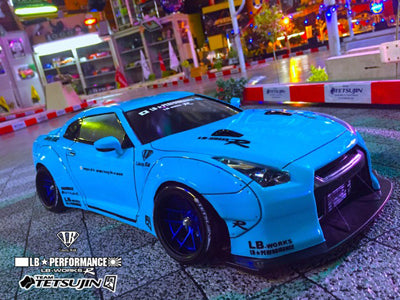 Nissan Skyline R35 Liberty Walk Widebody Edition 1-10 Body Set [Tetsuj –  Super-G R/C Drift Arena