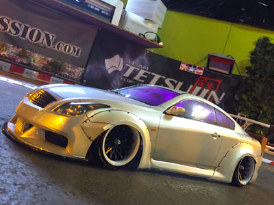 ラジコン1/10 インフィニティボディー Nissan Skyline (V36) Liberty Walk - Infiniti G37 1-10 Body