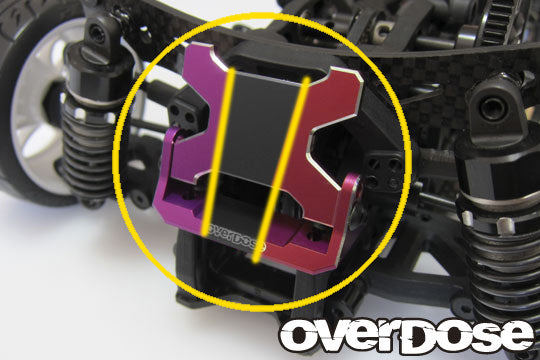 JT Aluminum Rear ESC Mount GALM V2 VACULA (RED PURPLE BLACK) [Overdose]  OD2851 OD2852 OD2853