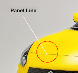 レジン　ハンドメイド　883 Bodyline Pinstripe RC PIN STRIPE STICKERS [TAMIYA] 54973 – Super-G