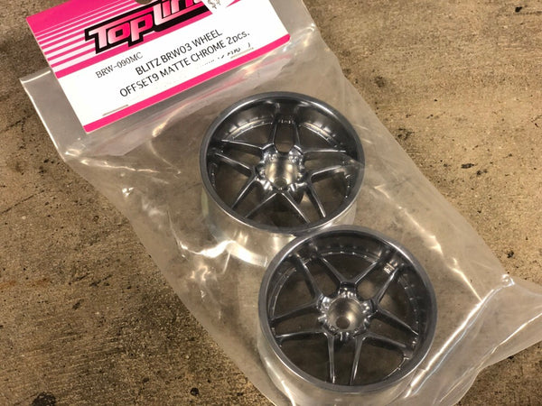 Blitz Technospeed 03 - MATTE SILVER - 6mm or 8mm [Topline] EW-0206MS  EW-0208MS