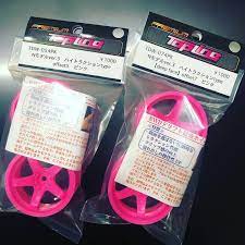 HIGH TRACTION N Model Ver III 5 Spoke Concave Rims (PINK) 5mm 