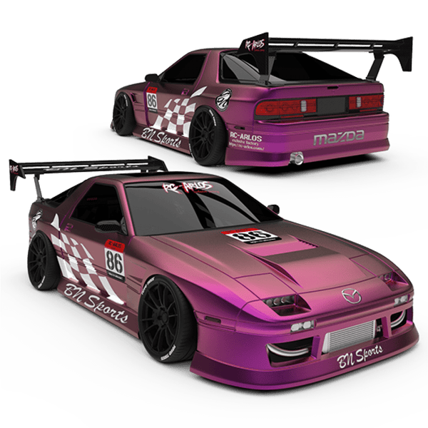 Amazon | MAZDA サバンナ RX-7 FC3S クリアボディセット(未塗装