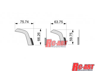 URAS - Under Flap - Canard & Front Diffuser Kit TYPE-B [RC-ART