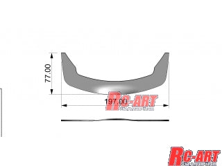 URAS - Under Flap - Canard & Front Diffuser Kit TYPE-B [RC-ART