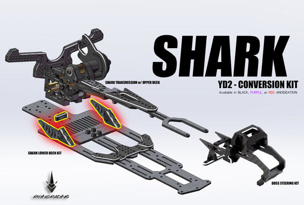 Rhino Racing SHARK Conversion Lower Deck - Purple Rhino Racing SHARK Conversion Lower Deck - Purple