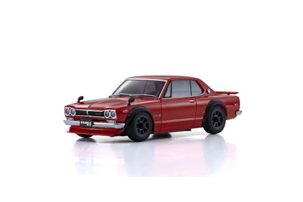 ASC MA-020 NISSAN SKYLINE 2000GT-R (KPGC10) Tuned Ver. Red 60th Anniversary  Mini-Z AWD 1-28 Painted Body Auto Scale Collection [Kyosho] MZP466R60
