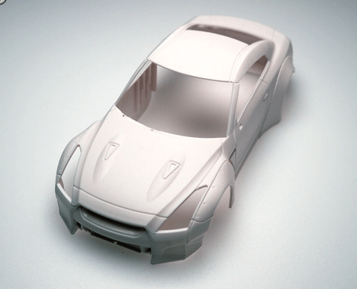 Nissan Skyline R35 Liberty Walk 1-28 White 98mm Body Set