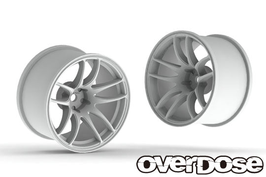 R-SPEC Work CR KAI WHITE Rims 9mm *WIDE* [Overdose] OD2778 – Super