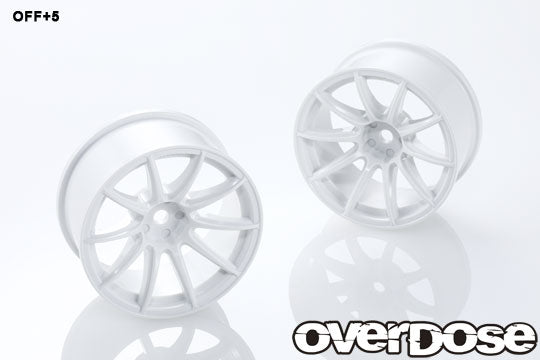 オーバードーズ　RAYSgram lights 57T ranscend Rays Gram Lights 57 Transcend Wheel - Single - Super Dark
