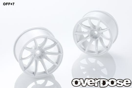 RAYS Gramlight 57Transcend 5mm - 7mm Rims (WHITE) [Overdose