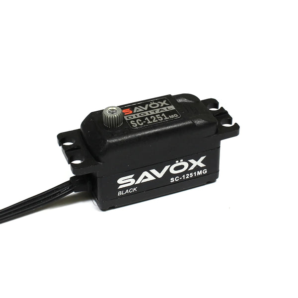 Savox SAVSC125MGP-BE (BLACK EDITION) Servo Low Profile High Speed