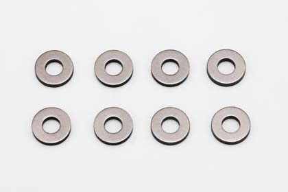 きむ YOKOMO 1mm Caster Angle Spacer Shims (Black) 8-Pack [Yokomo] SD