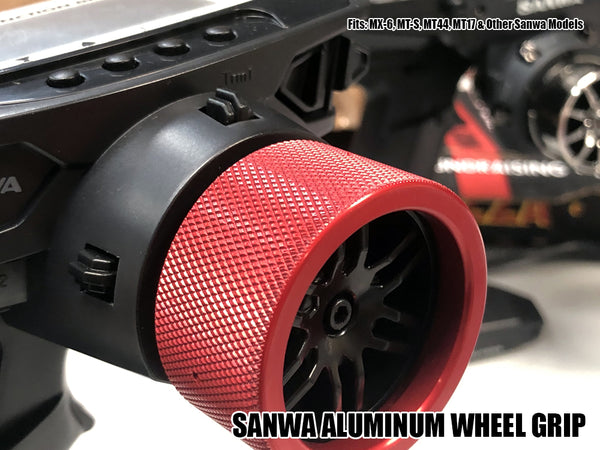 Aluminum (RED) Steering Grip for SANWA MX-6 MT-S MTS MX6
