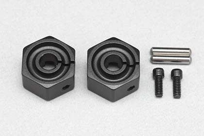 7.0mm Thick Wheel Hex Hub (BLACK) [Yokomo] Y2-011CB7 – Super
