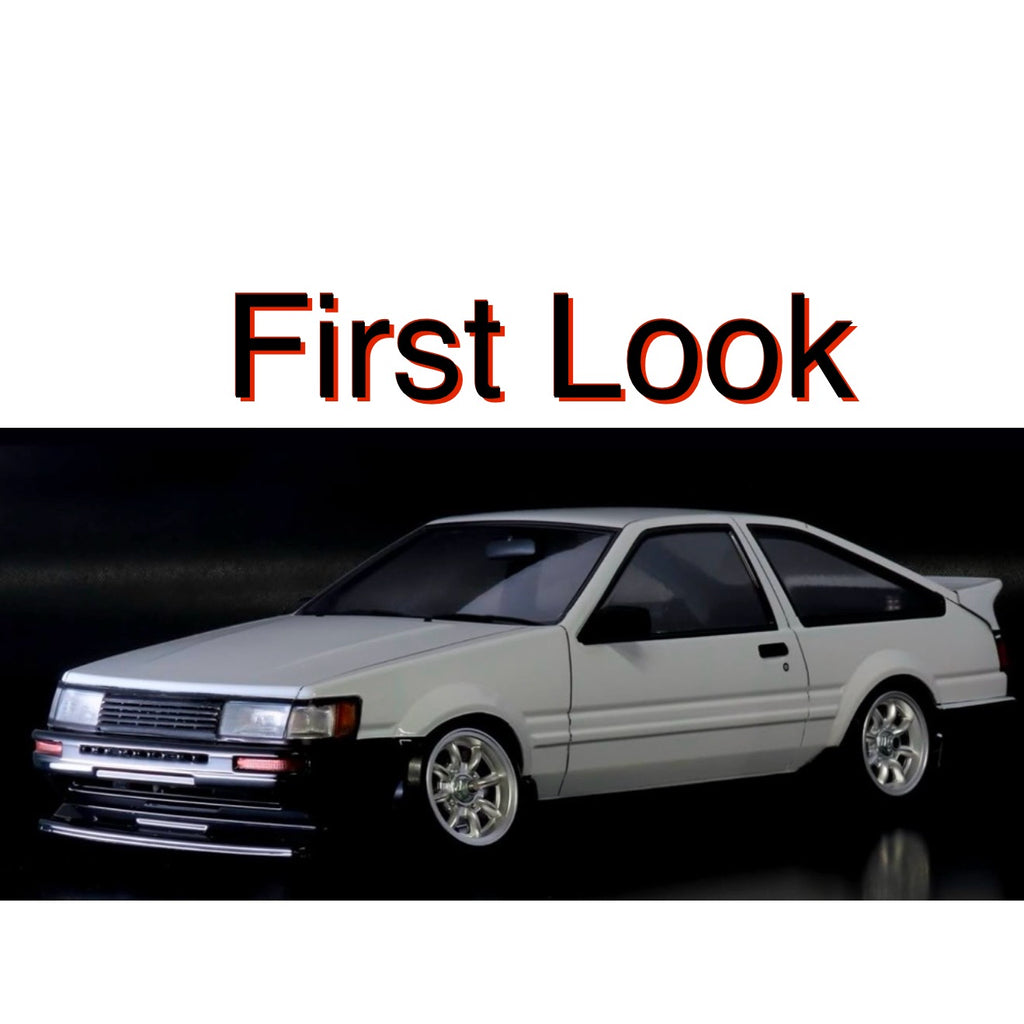 ADDICTION AE86 2ドアトレノ First Look: Addiction-RC Real Grade Toyota Corolla Levin (240mm