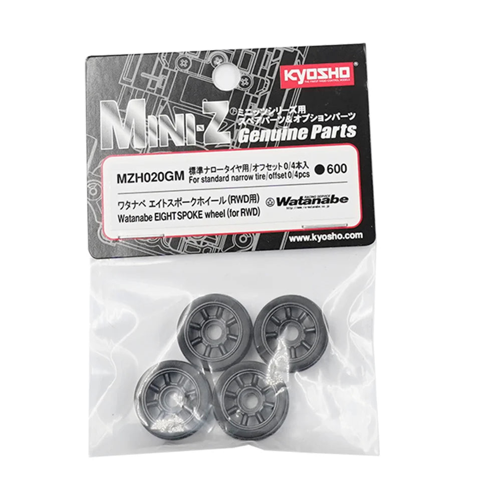 ミュージシャン TMKIBZ Watanabe Eight Spoke Wheel Rims (RWD Mini-Z) 0 Offset Narrow