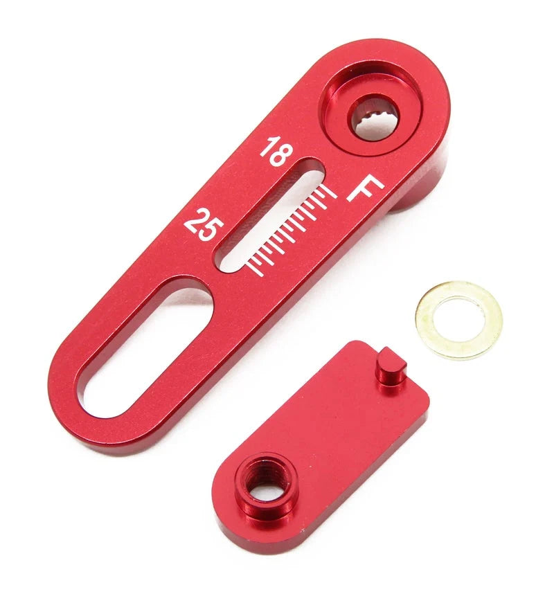 ADJUSTABLE RANGE 25T SERVO HORN 18mm - 25mm Red Black Purple FRD [Wrap Up Next] 0647-FD 0646-FD 0645-FD