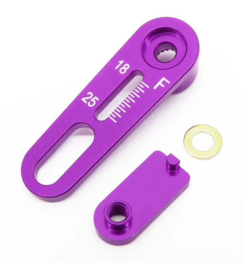 ADJUSTABLE RANGE 25T SERVO HORN 18mm - 25mm Red Black Purple FRD [Wrap Up Next] 0647-FD 0646-FD 0645-FD