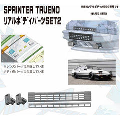 1-10 AE86 GRILL AND FOGLIGHT for AD-RB13 - Real Body Parts SET2