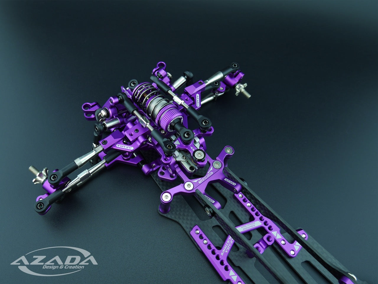 DISCONTINUED: MERLIN 1/10 R/C RWD Competition Drift Car Chassis (Decou ...