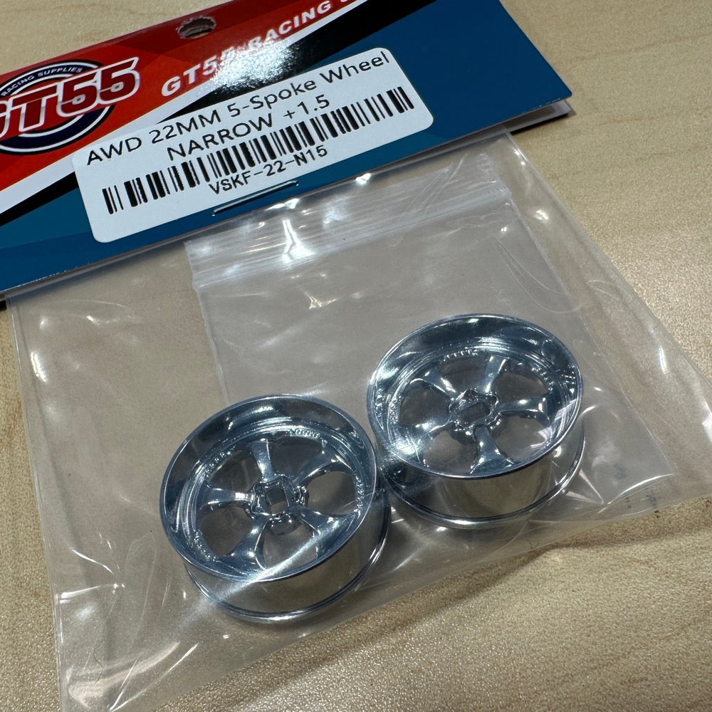 VSKF Aluminum 1/24 Rims 22mm x 8.5mm / 11mm Wheels MINI DRIFT [GT55 ...