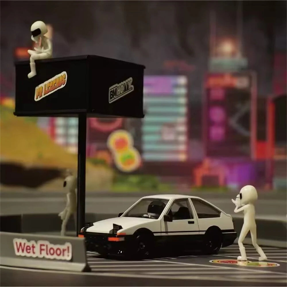 BM Hobby x FR LEGENDS AE86 TRUENO BMRX 1-28 RC DRIFT CAR RTR Ready To Run [BM Racing] FLD-86