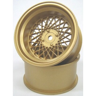 EPSILON MESH +6mm (Matte Gold) Rims [Mikuni] DW-1293S – Super-G R/C ...