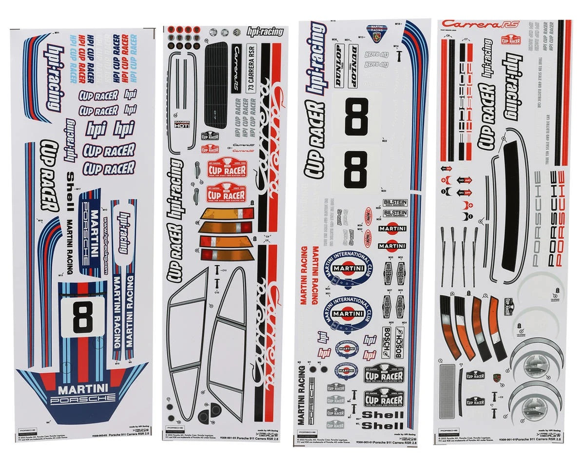 1-10 Porsche Carrera RSR EU 1973 Body Set 1-10 [HPI] 101320