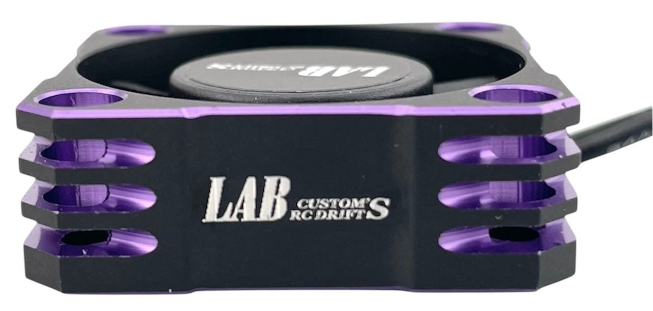LAB 30x30x10mm Aluminum High Speed Cooling Fan (Red - Purple) [LAB] LP-019 LP-047