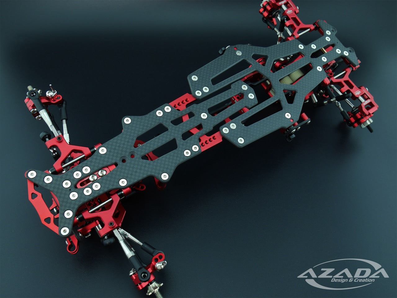 DISCONTINUED: MERLIN 1/10 R/C RWD Competition Drift Car Chassis (Decou ...