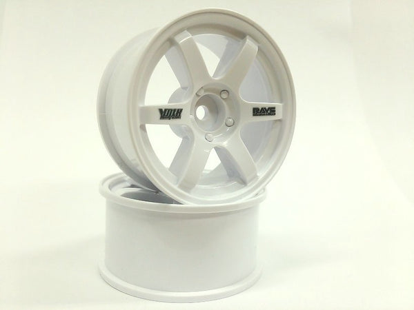 VOLK RACING TE37 TE-37 TE37SL 8mm GLOSS WHITE RAYS 1-10 DRIFT RIMS [SP ...