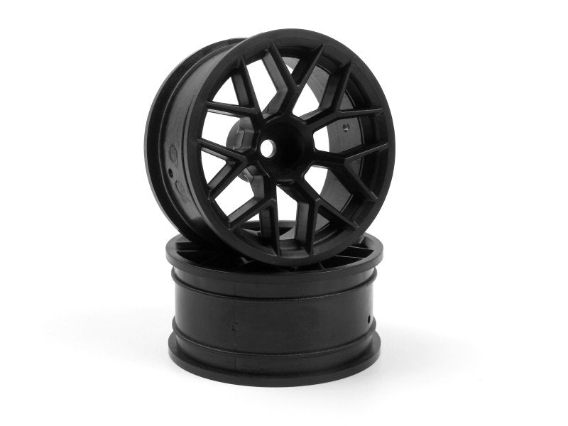 RTR Tech 7 - Black 1-10 Rims - 6mm / 9mm [HPI] 160400 160368