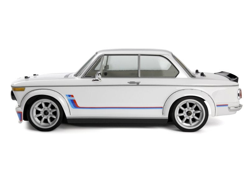 *PAINTED* 1-10 BMW 2002 Ti Turbo w/ Flares Body Shell White [HPI] 160572
