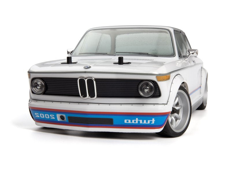 *PAINTED* 1-10 BMW 2002 Ti Turbo w/ Flares Body Shell White [HPI] 160572