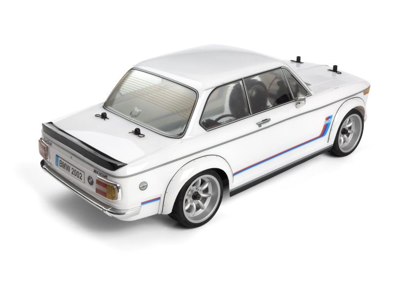 *PAINTED* 1-10 BMW 2002 Ti Turbo w/ Flares Body Shell White [HPI] 160572