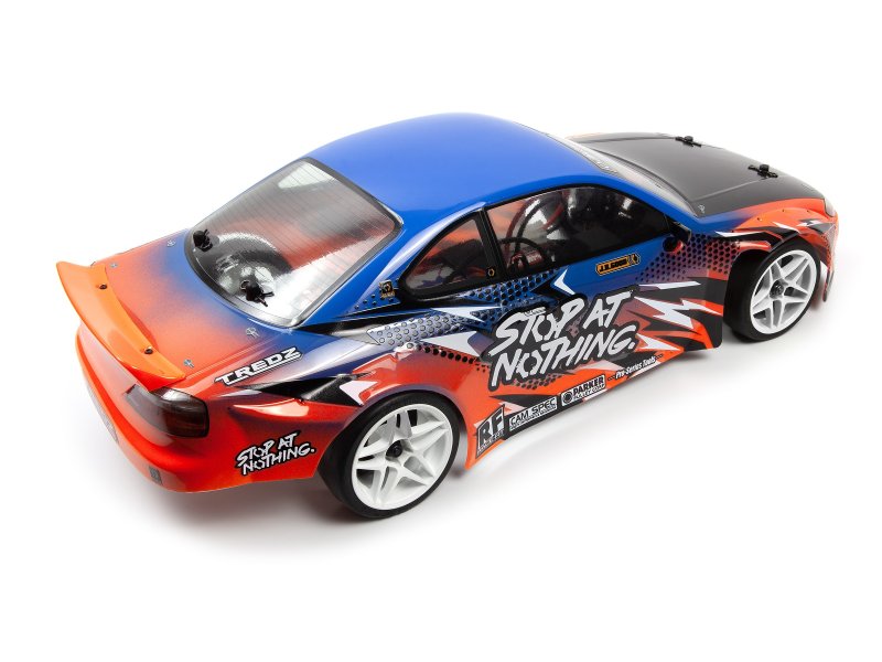 NISSAN SILVIA S15 WIDEBODY w/ Overfenders Drift 1-10 CLEAR Body Set 200mm - [HPI] 160576