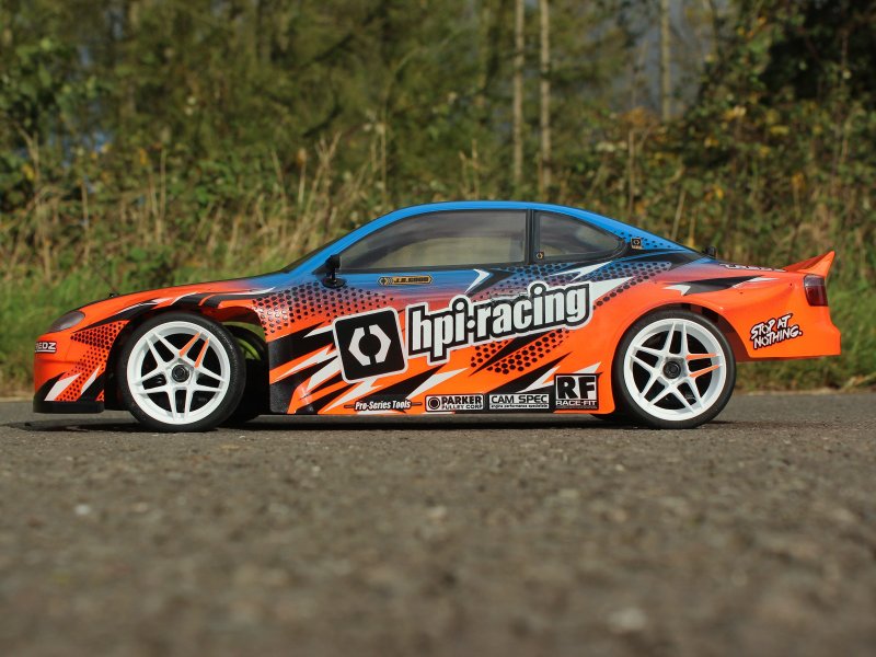 NISSAN SILVIA S15 WIDEBODY w/ Overfenders Drift 1-10 CLEAR Body Set 200mm - [HPI] 160576