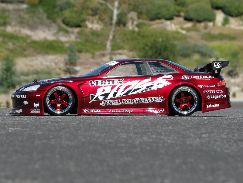 Vertex Ridge Toyota Soarer SC300 SC400 JZZ30 1-10 Body Set (200mm) w Wing - [HPI] 17524