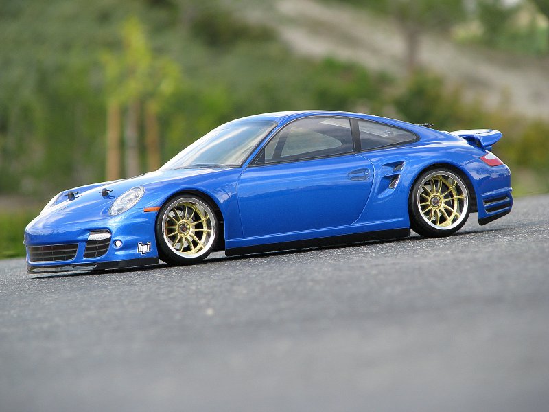 PORSCHE 911 TURBO (997) 1-10 Body Set (200mm) w Wing - [HPI] 17527