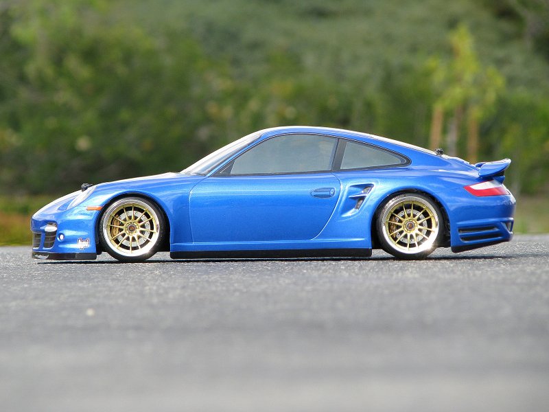 PORSCHE 911 TURBO (997) 1-10 Body Set (200mm) w Wing - [HPI] 17527