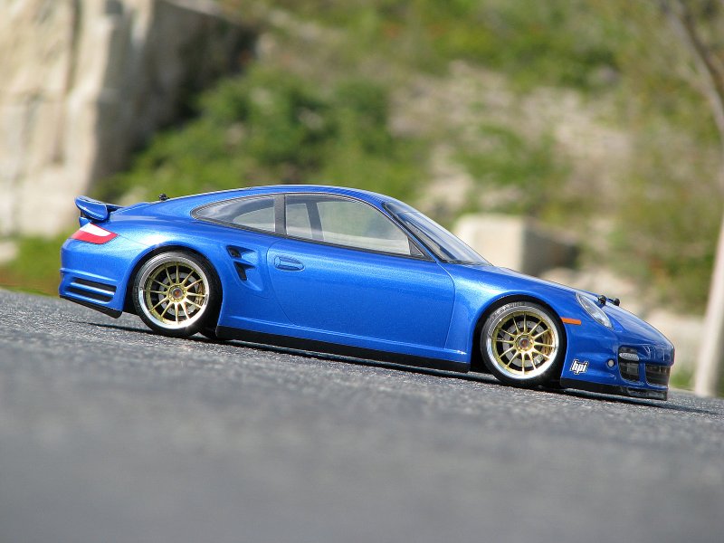 PORSCHE 911 TURBO (997) 1-10 Body Set (200mm) w Wing - [HPI] 17527