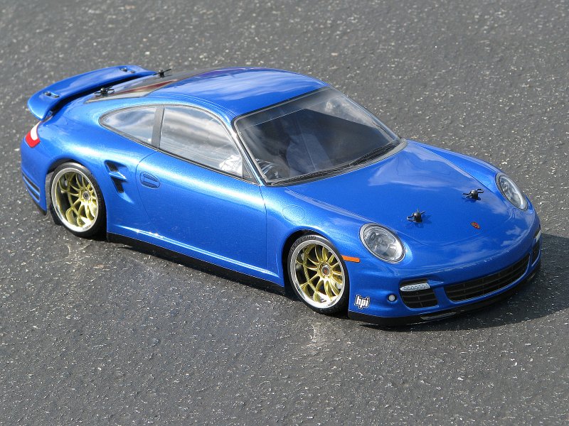 PORSCHE 911 TURBO (997) 1-10 Body Set (200mm) w Wing - [HPI] 17527